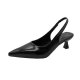 Women's Pointed Toe Mid Heel Elastic Sleeve High Heels